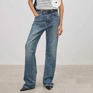 Nili Lotan Mitchell Jeans size 25 Ocean Wash Brand New